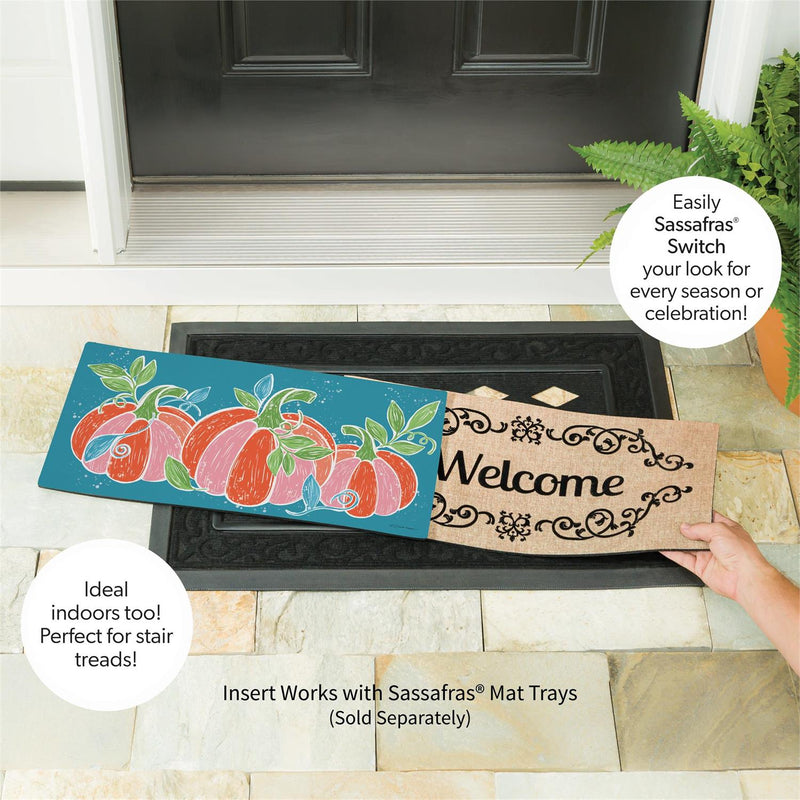 Fun Bright Pumpkin Sassafras Switch Mat