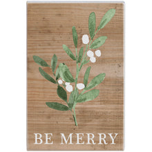 Be Merry Greenery Table Top Art