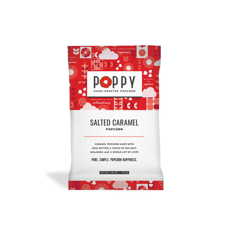 Salted Caramel Popcorn Snack Bag