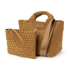 Woven Mini Tote in Camel
