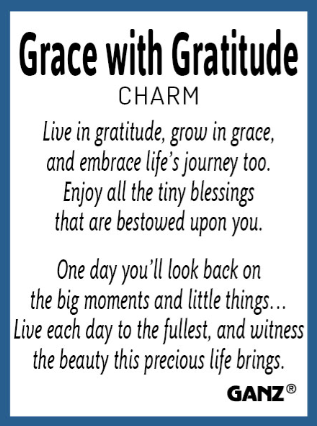Grace with Gratitude Charms