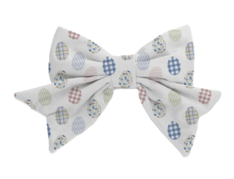 Fabric Bow Easter Eggs