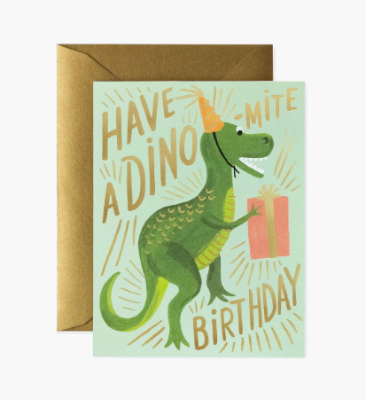 Dino-Mite Birthday Card