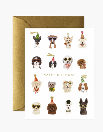 Party Pups Birthday Card