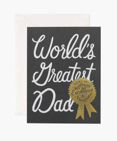 World's Greatest Dad Greeting Card
