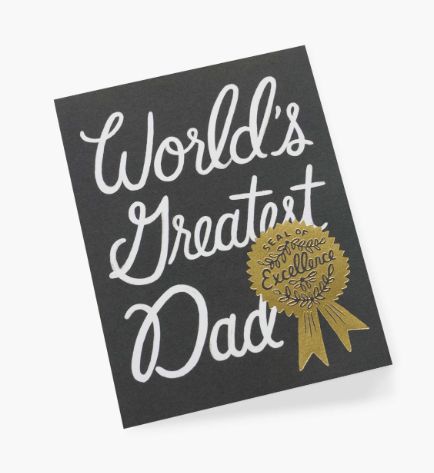 World's Greatest Dad Greeting Card