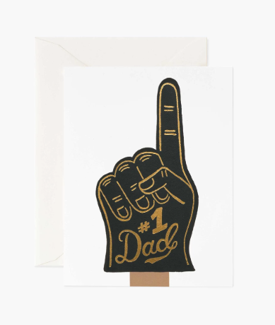 #1 Dad Greeting Card
