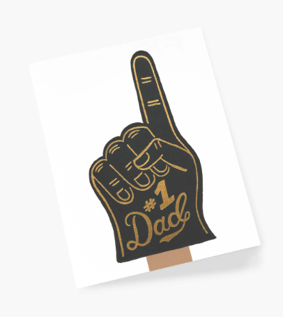 #1 Dad Greeting Card