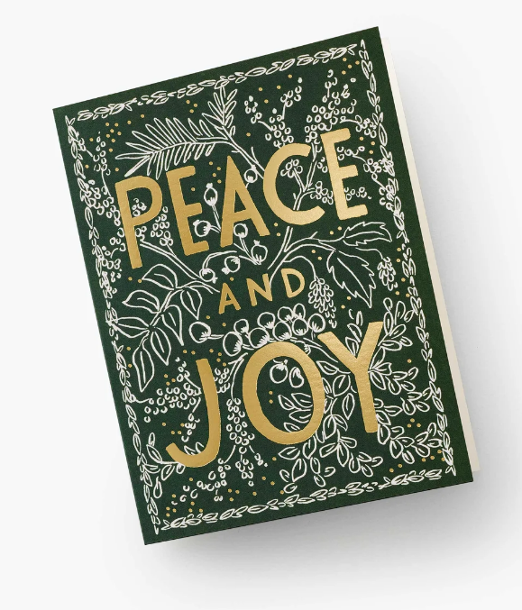Evergreen Peace Card
