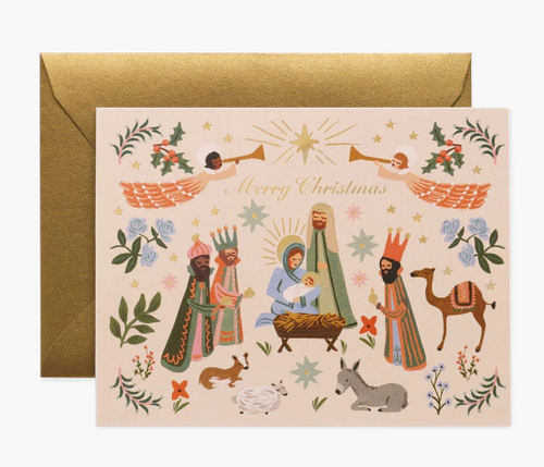 Nativity Scene Card