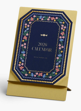 2026 Wildwood Brass Easel Desk Calendar