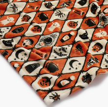 Halloween Argyle Fleece Blanket