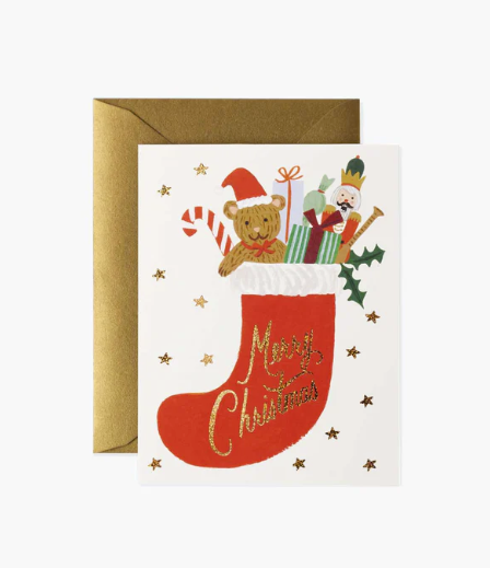 Toy Stocking Card