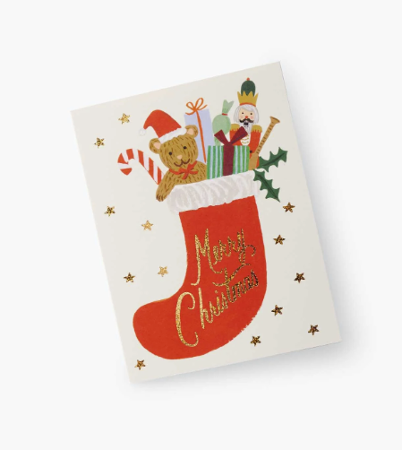 Toy Stocking Card