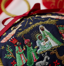Embroidered Ornament Nativity