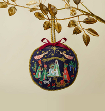 Embroidered Ornament Nativity