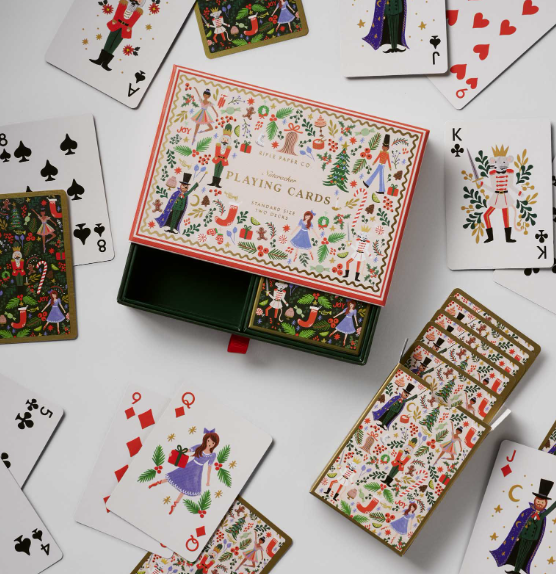 Holly Jolly Nutcracker Playing Card Set