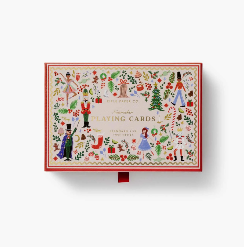 Holly Jolly Nutcracker Playing Card Set