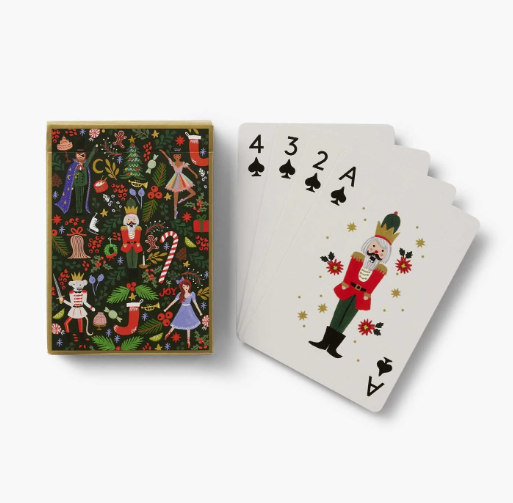 Holly Jolly Nutcracker Playing Card Set