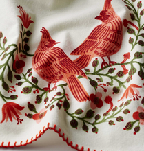 Cardinals Holiday Tea Towel