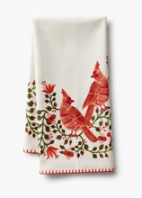 Cardinals Holiday Tea Towel