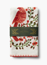 Cardinals Holiday Tea Towel