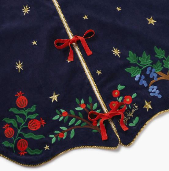Nativity Embroidered Tree Skirt