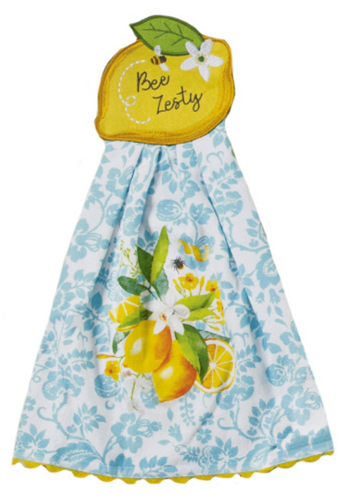 Bee Zesty Hang-up Kitchen Towel