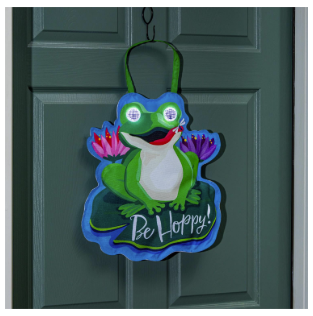 Winky Blinky Be Hoppy LED Door Decor