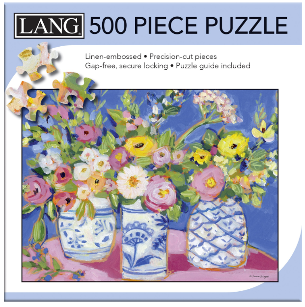Chinoiserie Blooms Puzzle - 500 Pieces