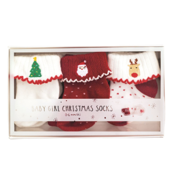 Girl Christmas Sock Set