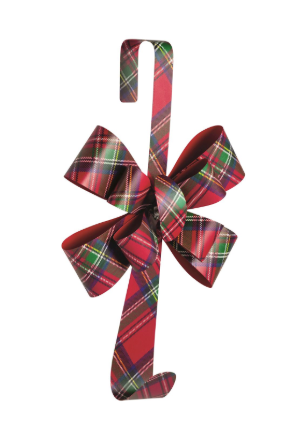 Tartan Bow Wreath Hanger