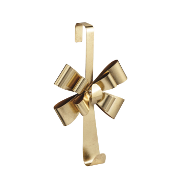 Gold Bow Wreath Hanger