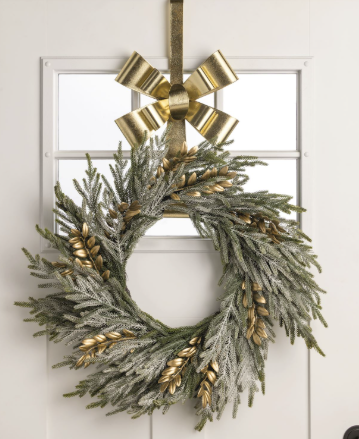 Gold Bow Wreath Hanger