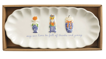 Pumpkin Topiary Tray