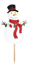 Christmas Light-Up Yard Stake Snowman