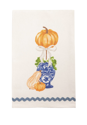 Pumpkin Topiary Towel