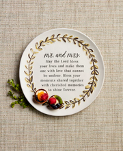 Mr. & Mrs. Blessing Plate
