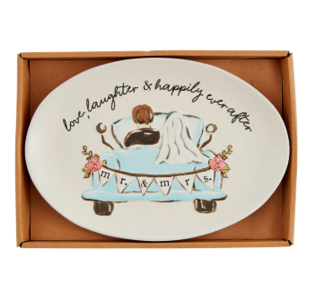 Mr & Mrs Get-Away Car Plate