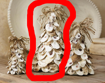 Large Oyster Shell Tree