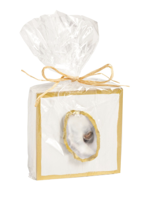 White Oyster Shell Plaque