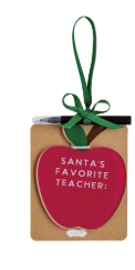 Apple Teacher Personalize Me Ornament