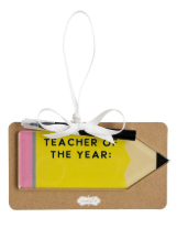 Pencil Teacher Personalize Me Ornament