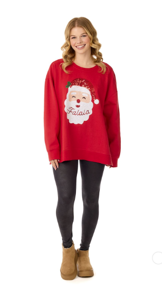 Santa Sparkle Sweatshirt