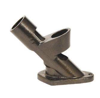 2-Position Cast Iron House Flag Bracket, Bronze, Bronze