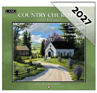 Country Churches 2027 Wall Calendar