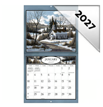 Country Churches 2027 Wall Calendar