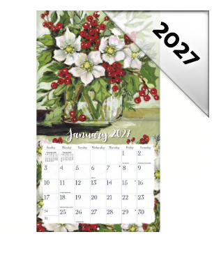 Gallery Florals 2027 Wall Calendar