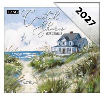 Coastal Shores 2027 Wall Calendar