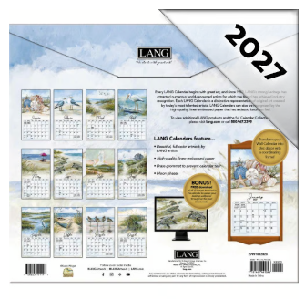 Coastal Shores 2027 Wall Calendar
